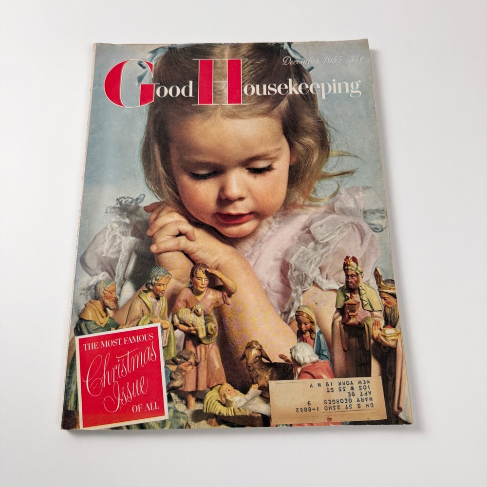 Good Housekeeping Magazine December 1955 Vintage 1950s Ads Mid Century Christmas